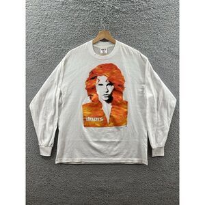 HEF-T The Doors Vintage Jim Morrison White Longsleeve T-Shirt Men’s Size XL
